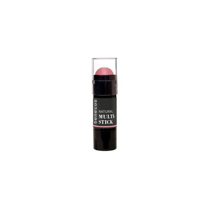 BENECOS Multi Stick Ojos Labios Mejillas Be Rosey, Colorete Sombra Labial Cremoso Nutritivo 4,8 Gr.