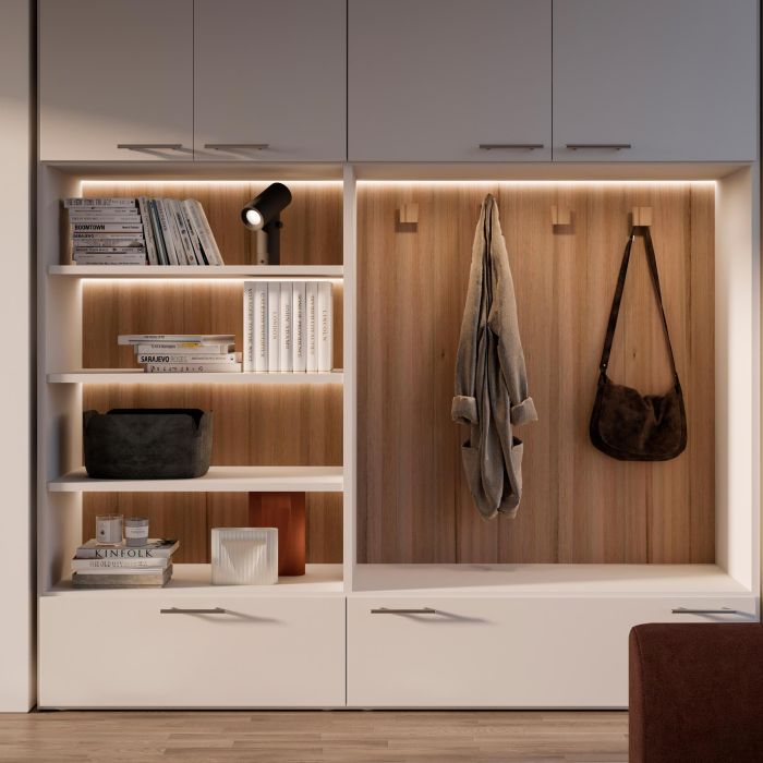 Emuca Lote de 10 tiradores para mueble Orlando, L464mm, intereje 384mm, Acero, Níquel satinado 7 Emuca Lote de 10 tiradores para mueble Orlando, L464mm, intereje 384mm, Acero, Níquel satinado 7