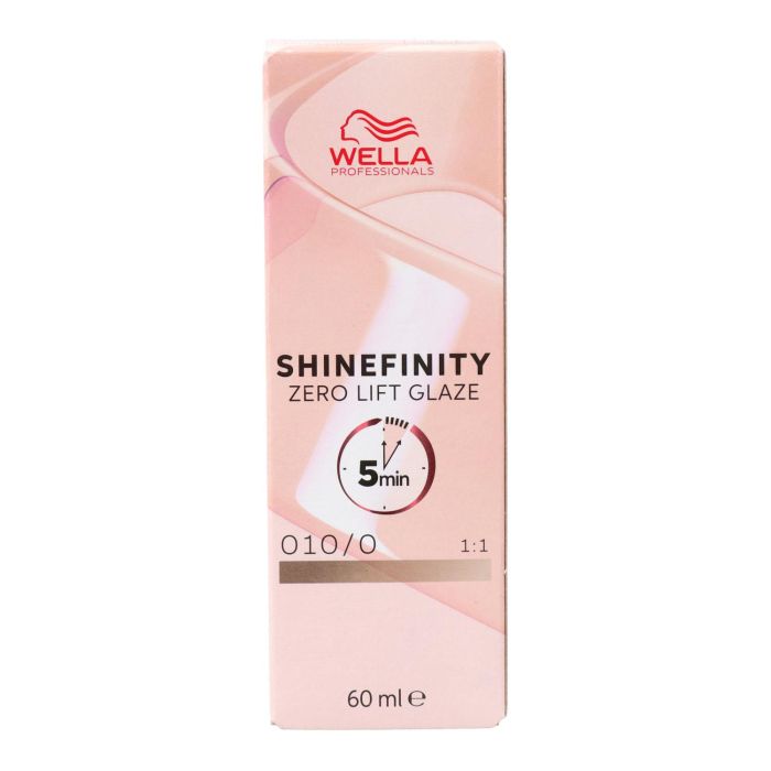 Wella Shinefinity Color 010/0 - Tinte para cabello con efecto esmaltado y brillo duradero 60 ml