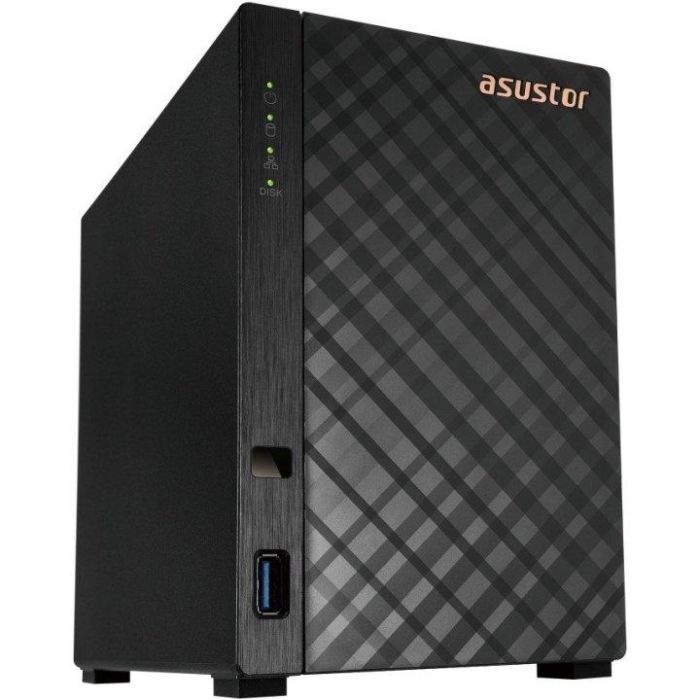 Asustor AS1202T Servidor NAS Drivestor 2 Gen2 con Conectividad 2.5GbE para Hogar y Pequeñas Oficinas 1