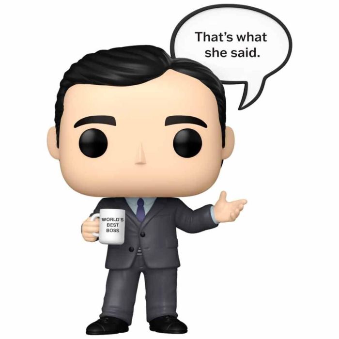 Funko Figura POP The Office Michael Scott Figura Vinilo en Caja Regalo