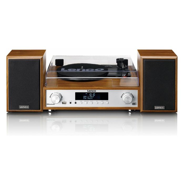 Lenco MC-160WD Tocadiscos de Madera con Bluetooth, Radio DAB+/FM y Reproductor MP3 1 Lenco MC-160WD Tocadiscos de Madera con Bluetooth, Radio DAB+/FM y Reproductor MP3 1