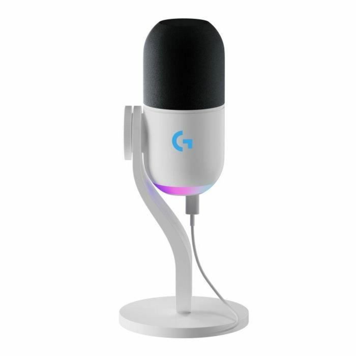 Logitech LOG1712796682120 Micrófono Gaming RGB Premium LIGHTSYNC, Cápsula Dinámica Personalizada y Software Avanzado, Rango Medio Logitech LOG1712796682120 Micrófono Gaming RGB Premium LIGHTSYNC, Cápsula Dinámica Personalizada y Software Avanzado, Rango Medio