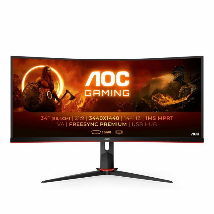 Monitor AOC CU34G2X/BK 34" Quad HD