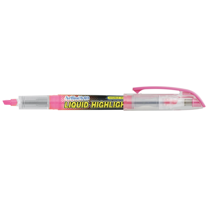 Artline EK-640 Rotulador Fluorescente Rosa Punta Biselada Trazo 1-3,5 mm 1