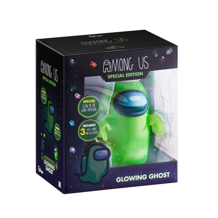 Bizak Figura de Acción Brilla en la Oscuridad Among Us - Tripulante Verde, 15cm con 3 Accesorios 3 Bizak Figura de Acción Brilla en la Oscuridad Among Us - Tripulante Verde, 15cm con 3 Accesorios 3