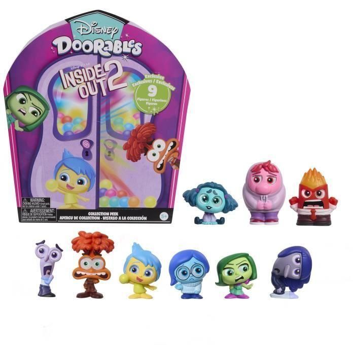Figuras coleccionables - DISNEY PIXAR Doorables - Vice-Versa 2 Collector's Box - 9 figuras exclusivas inspiradas en la película Figuras coleccionables - DISNEY PIXAR Doorables - Vice-Versa 2 Collector's Box - 9 figuras exclusivas inspiradas en la película