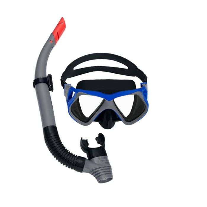 Gafas de Buceo con Tubo Bestway Blanco Gris Adulto (1 unidad) 5 Gafas de Buceo con Tubo Bestway Blanco Gris Adulto (1 unidad) 5