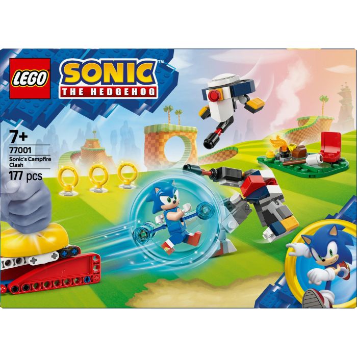 LEGO 77001 Set de Construcción Batalla de Sonic en la Hoguera con Minifigura Sonic, Esfera de Velocidad y Figuras para +7 años 11 LEGO 77001 Set de Construcción Batalla de Sonic en la Hoguera con Minifigura Sonic, Esfera de Velocidad y Figuras para +7 años 11