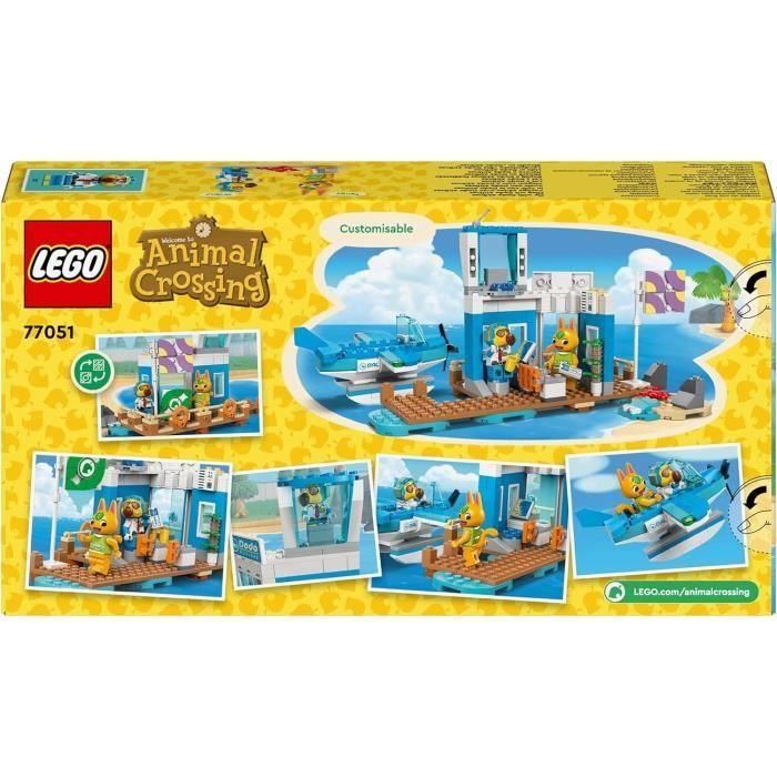 LEGO Animal Crossing 77051 Viaje aéreo con Dodo Airlines - Set con un avión de pasajeros 5