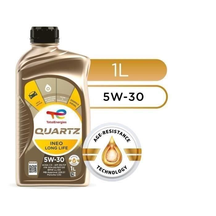 Aceite Motor Total 1L Cuarzo Ineo Larga Vida 5W30 1 Aceite Motor Total 1L Cuarzo Ineo Larga Vida 5W30 1