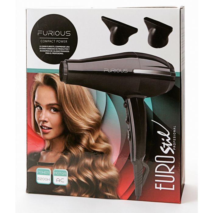 EUROSTIL Secador de Pelo Furius Compact 2200 W EUROSTIL Secador de Pelo Furius Compact 2200 W