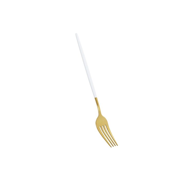 Cuberteria Basicos DKD Home Decor Dorado Blanco 2.5 x 20.5 x 4.5 cm Set de 16 3 Cuberteria Basicos DKD Home Decor Dorado Blanco 2.5 x 20.5 x 4.5 cm Set de 16 3