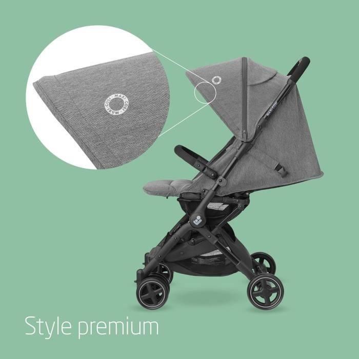 MAXI-COSI Silla de paseo ultracompacta Lara 2, 1233029110, desde el nacimiento hasta los 4 años, hasta 22kg, fácil plegado, Select Grey 4 MAXI-COSI Silla de paseo ultracompacta Lara 2, 1233029110, desde el nacimiento hasta los 4 años, hasta 22kg, fácil plegado, Select Grey 4