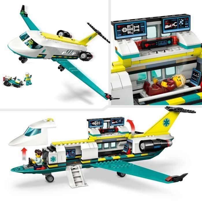 LEGO 60465 Ambulancia de Rescate Aéreo, Set de Construcción LEGO City para Niños de 6 Años en Adelante 2