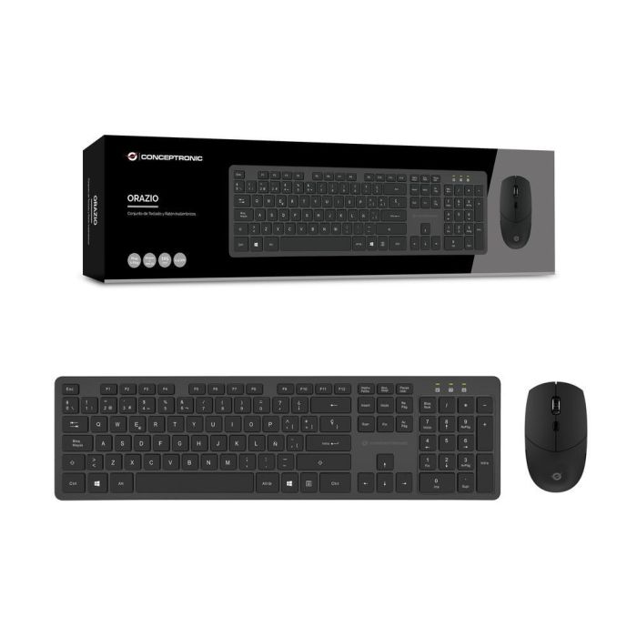CONCEPTRONIC Kit de teclado y mouse inalambricos español 3