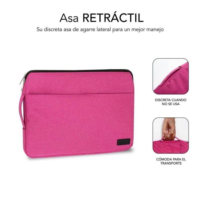 SUBBLIM Maletin Urban Laptop Sleeve 13,3-14" Pink 20