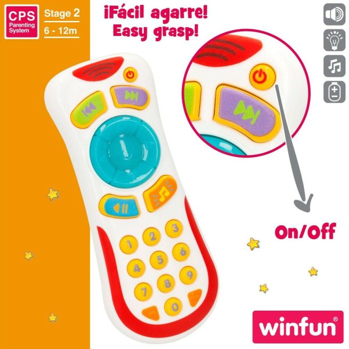 Mando de juguete Winfun 7 x 16,5 x 3 cm (12 Unidades) 5