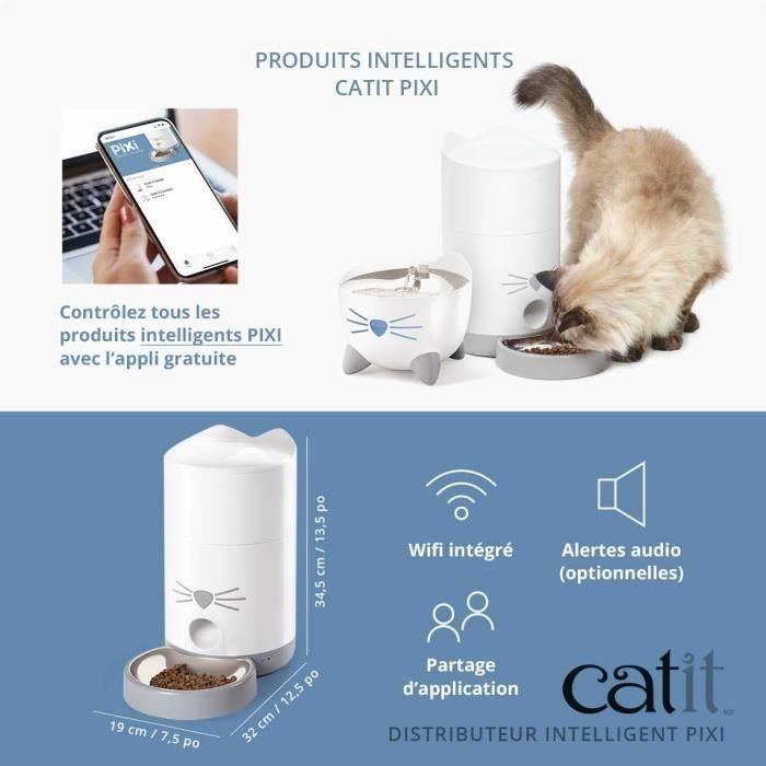 CATIT - PIXI Dispensador de croquetas para gatos conectado - 1,2 kg (controlado por una aplicación) 5 CATIT - PIXI Dispensador de croquetas para gatos conectado - 1,2 kg (controlado por una aplicación) 5
