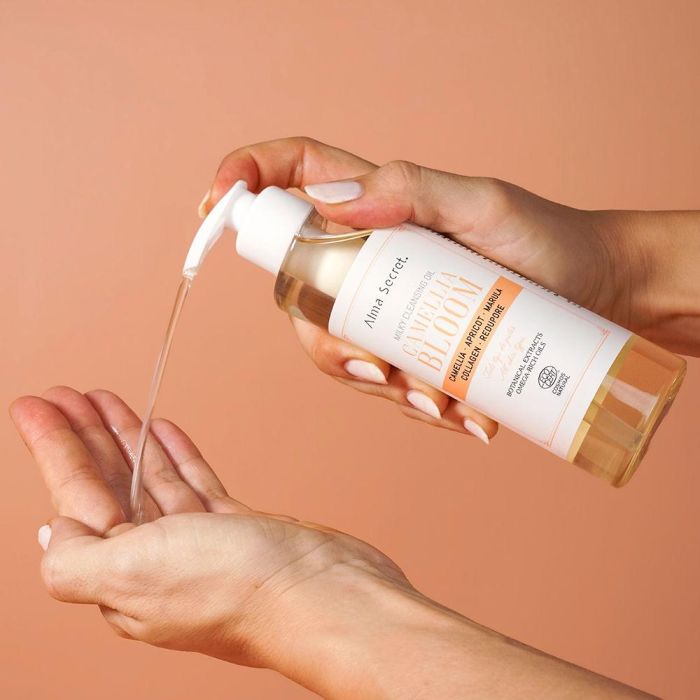 Alma Secret Aceite Desmaquillante Camellia Bloom 200 ml para Todo Tipo de Piel, Elimina Maquillaje y Protección Solar 3