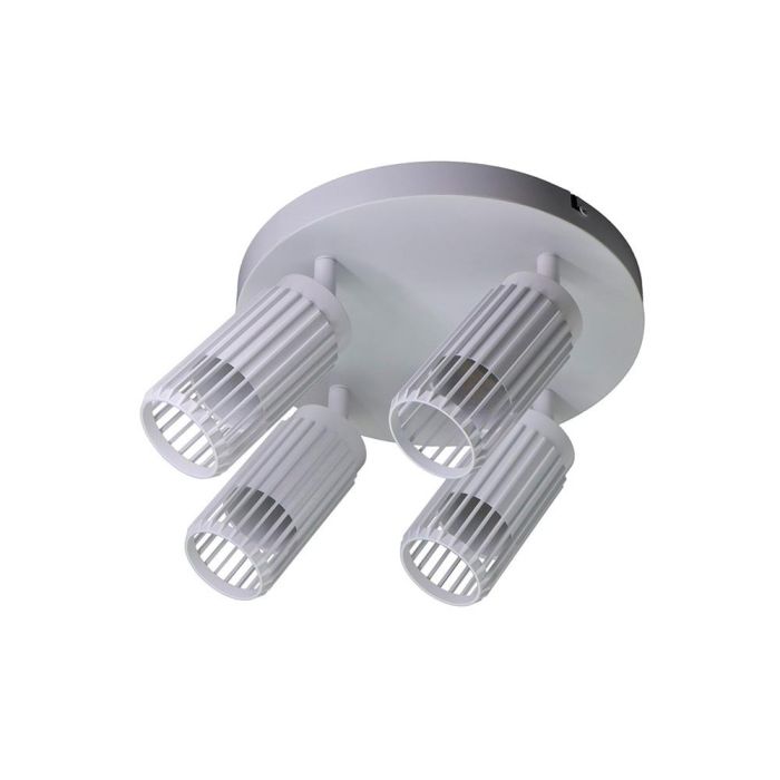 Foco 4 elementos, sahara arenado, gu10, 10 W, (bombillas no incluidas), blanco, 23 x 6 x 20 cm 0 Foco 4 elementos, sahara arenado, gu10, 10 W, (bombillas no incluidas), blanco, 23 x 6 x 20 cm 0