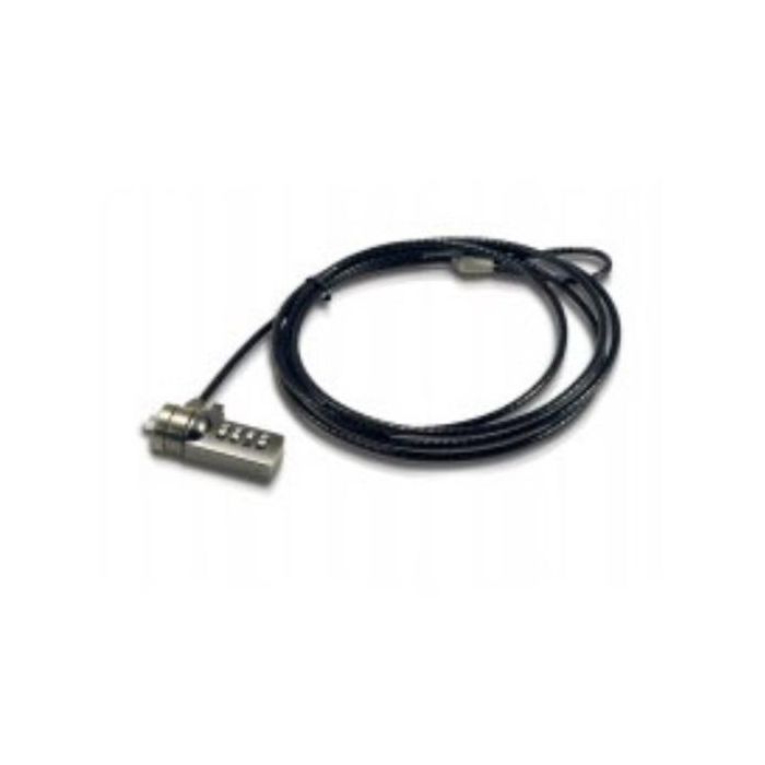 Conceptronic Cable de seguridad para portátil por combinacion 1.8 m negro/gris