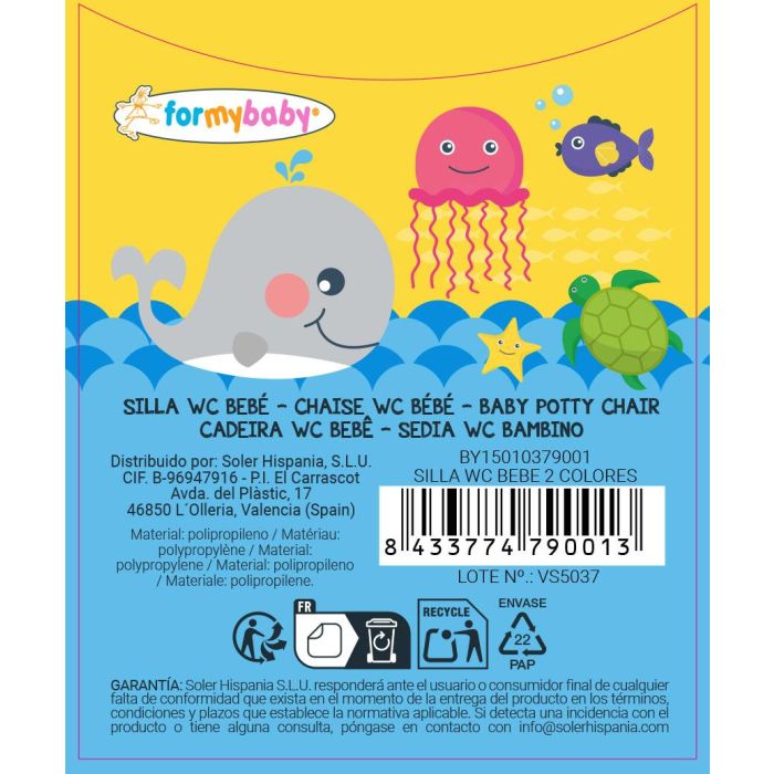 Silla Wc Bebe 2 Colores Formybaby (12 Unidades) 4 Silla Wc Bebe 2 Colores Formybaby (12 Unidades) 4