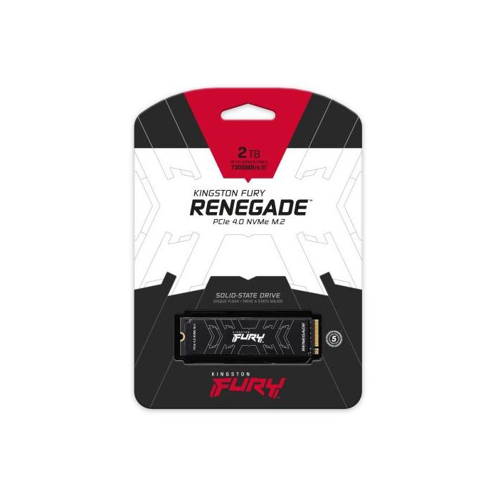 Kingston FURY Renegade SSD 2TB M.2 PCIe 4.0 NVMe - 7300/7000 MB/s - SFYRD/2000G 2 Kingston FURY Renegade SSD 2TB M.2 PCIe 4.0 NVMe - 7300/7000 MB/s - SFYRD/2000G 2