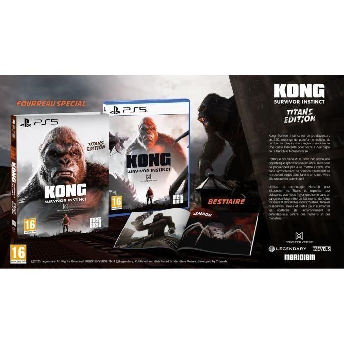 Microids 8436622260317 Kong: Survivor Instinct - Edición Titanes - Juego para PlayStation 5 1 Microids 8436622260317 Kong: Survivor Instinct - Edición Titanes - Juego para PlayStation 5 1