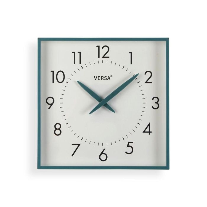 Reloj de Pared Versa Azul Plástico 4,1 X 28,3 X 28,3 CM 0 Reloj de Pared Versa Azul Plástico 4,1 X 28,3 X 28,3 CM 0
