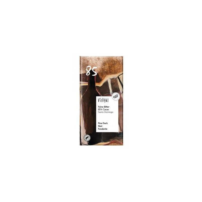 Chocolate Negro 85% Santo Domingo 100Gr. Bio Vegan
