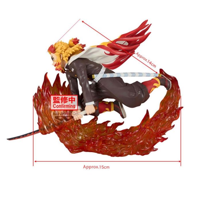 Figura Kyojuro Rengoku Vibration Stars Demon Slayer Kimetsu no Yaiba 14cm 2 Figura Kyojuro Rengoku Vibration Stars Demon Slayer Kimetsu no Yaiba 14cm 2