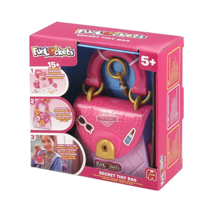 Funlockets Minibolso Secreto S22240FR1 - Rosa, Morado, Dorado 13