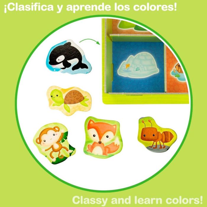 Juego montessori cajas de animales 1