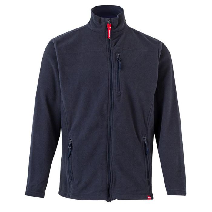 Velilla 201502 Chaqueta Polar de Microfibra con Cremallera y 5 Bolsillos, Tallas S-3XL, Azul Marino, Gris, Negro, Rojo, Verde Caza