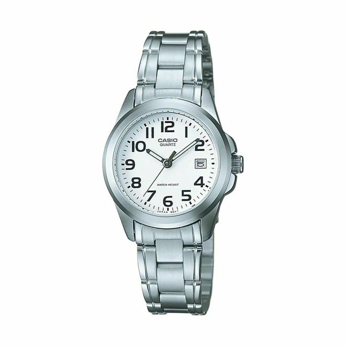 Reloj Unisex Casio LTP-1259PD-7BEG Blanco Plateado