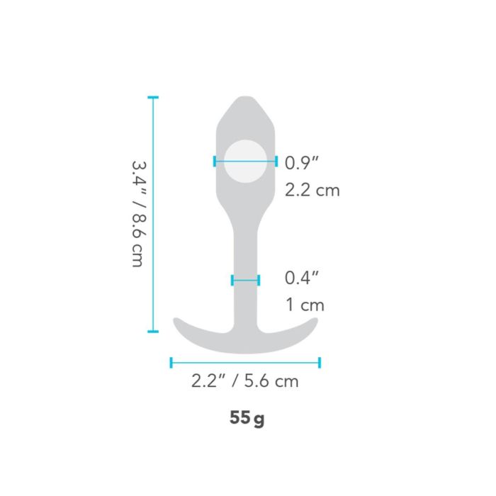Plug Anal B-Vibe 96724 Negro 2 Plug Anal B-Vibe 96724 Negro 2