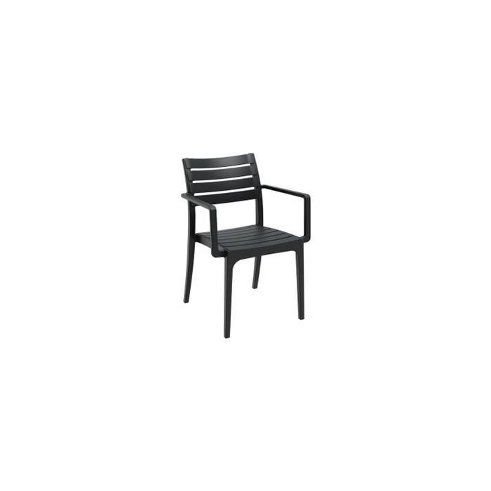 Silla Terraza Y Jardin DKD Home Decor Negro 52 x 84 x 57 cm (4 Unidades)