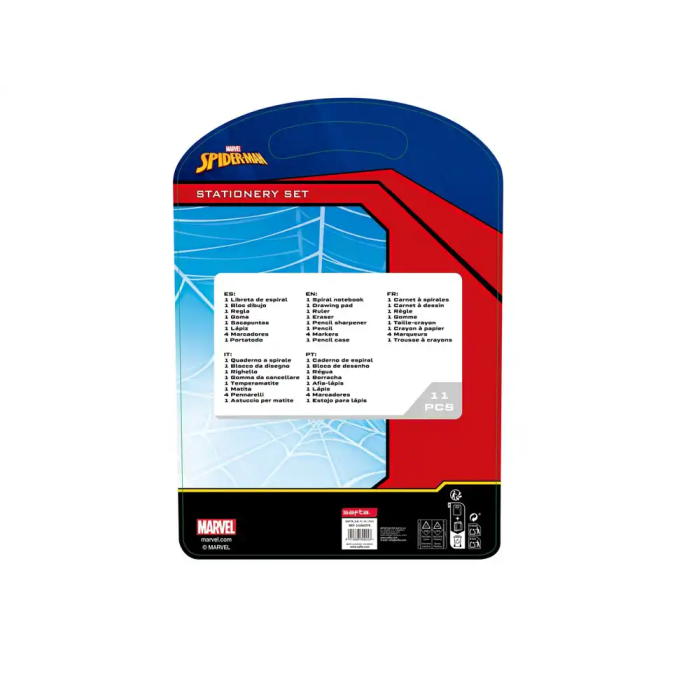 Safta Set Escritura Spider-Man Attack 27x37,5x3 cm 1