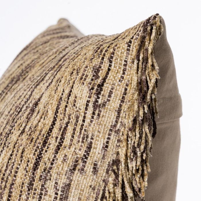 Cojín Beige Algodón/Terciopelo 30 X 50 cm