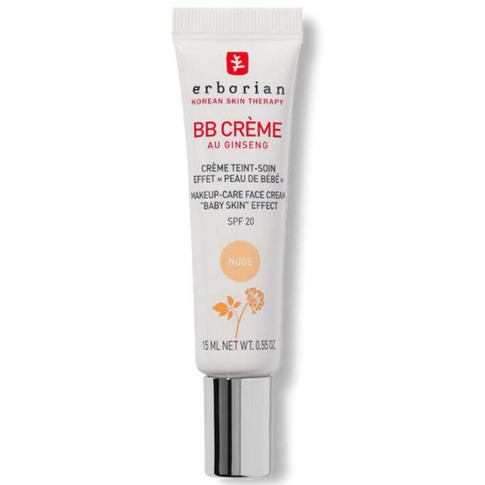 Erborian BB Crème au Ginseng SPF20 #Nude 15 ml - Unifica y perfecciona el tono, textura ligera