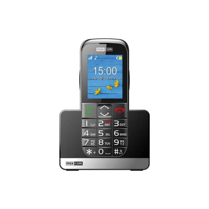 Teléfono Móvil Maxcom Comfort MM720 para Personas Mayores/ Negro