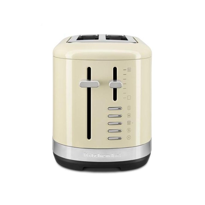 Kitchenaid Tostadora Metálica 2 Ranuras Extraanchas, Control de Tueste, 7 Niveles, Color Crema Kitchenaid Tostadora Metálica 2 Ranuras Extraanchas, Control de Tueste, 7 Niveles, Color Crema