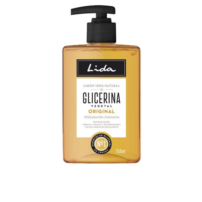Lida Jabón de Manos 100% Natural con Glicerina Vegetal - 250 ml Lida Jabón de Manos 100% Natural con Glicerina Vegetal - 250 ml