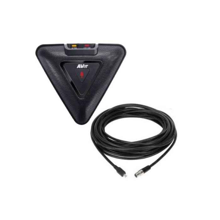 AVer VB342PRO / VB350 (60U3300000AE) Micrófono de expansión con cable de 20m para barras de sonido y vídeo