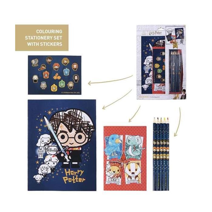 Set papelería coloreable harry potter 4