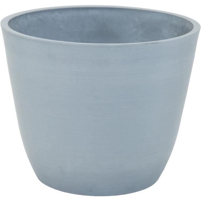 Maceta - MEGA COLECCIONES - Ecostone Egg - Ø 31 cm - H 25,5 cm - Gris Maceta - MEGA COLECCIONES - Ecostone Egg - Ø 31 cm - H 25,5 cm - Gris
