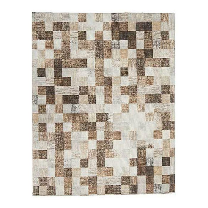 Mantel Cuadrados Loneta Beige (140 x 180 cm)