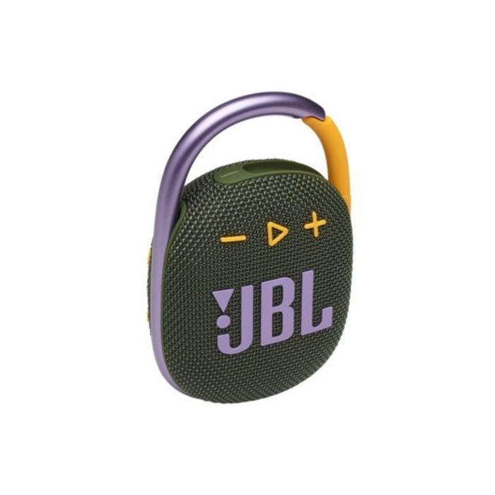 JBL JBLCLIP4GRN Altavoz Bluetooth Clip 4, 5W, Sonido Pro, Ultraportátil, Mosquetón, Resistente al Agua y Polvo, 10h Autonomía, Verde 1 JBL JBLCLIP4GRN Altavoz Bluetooth Clip 4, 5W, Sonido Pro, Ultraportátil, Mosquetón, Resistente al Agua y Polvo, 10h Autonomía, Verde 1