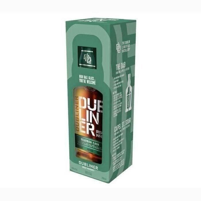 The Dubliner - Whisky Bourbon Cask Caja 70cl 40,0% Vol. + 1 vaso